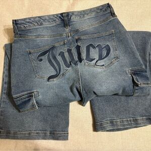 Juicy Couture Wide Leg Cargo Denim ✨